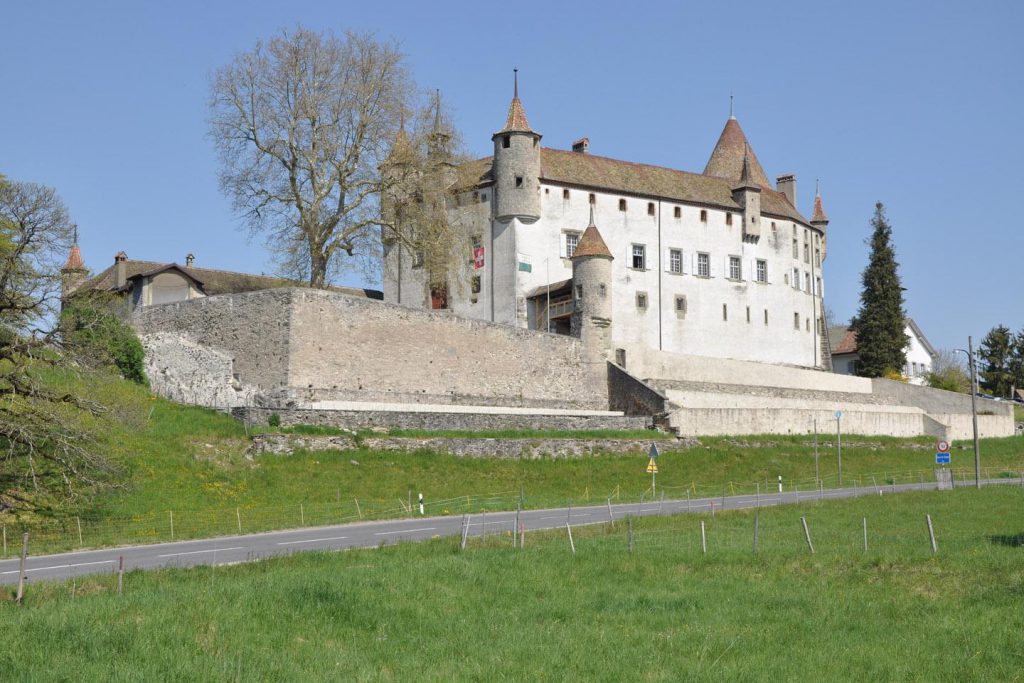 Chäteau d'Oron à Oron-le-Châtel en Suisse.