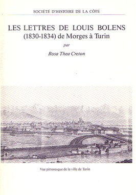 Les lettres de Louis Bollens (1830-1834) de Morges à Turin